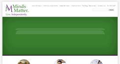 Desktop Screenshot of mindsmatterllc.com